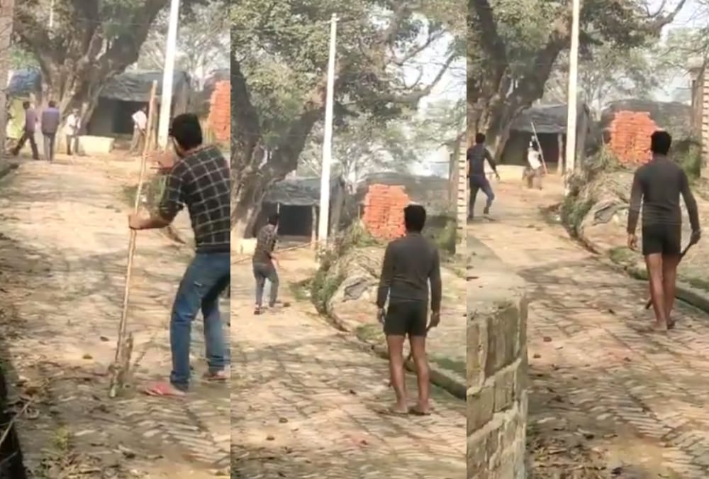 Clash between two groups in Pisawan thana kshetra Sitapur.