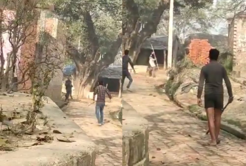 Clash between two groups in Pisawan thana kshetra Sitapur.