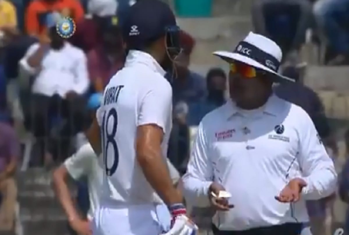 Virat Kohli in danger of facing a ban following his angry exchange with umpire Nitin Menon during second Test
