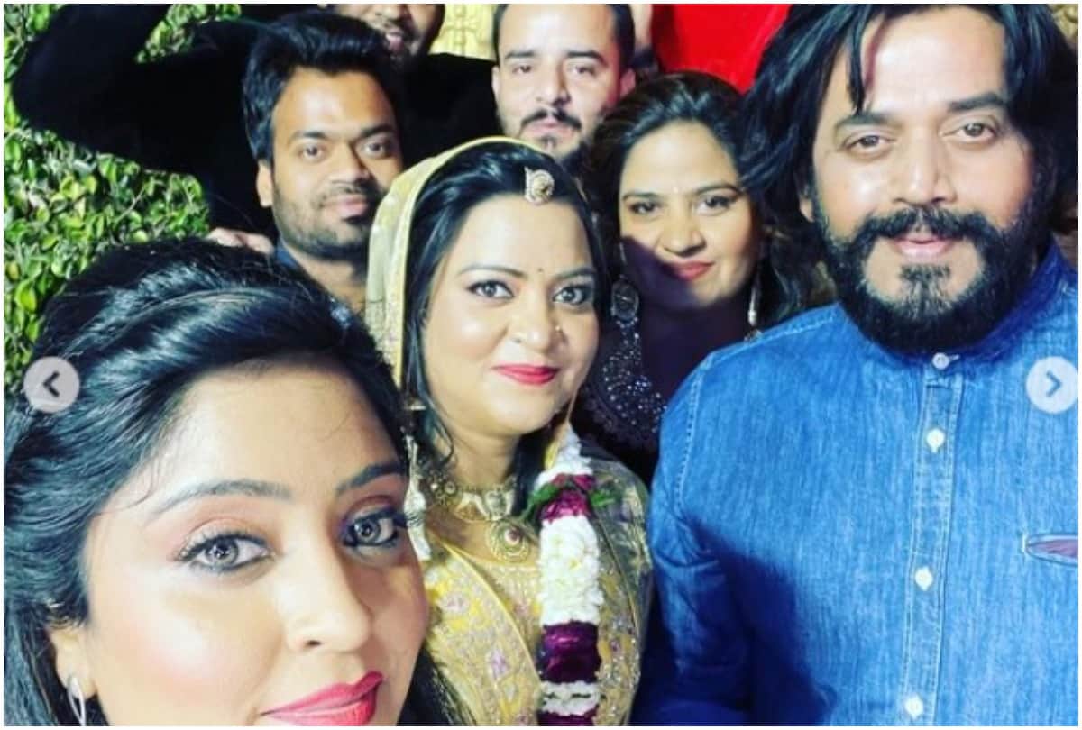 Ravi Kishan attends Actress Shubhi sharma's sister wedding, dances on Bhojpuri songs