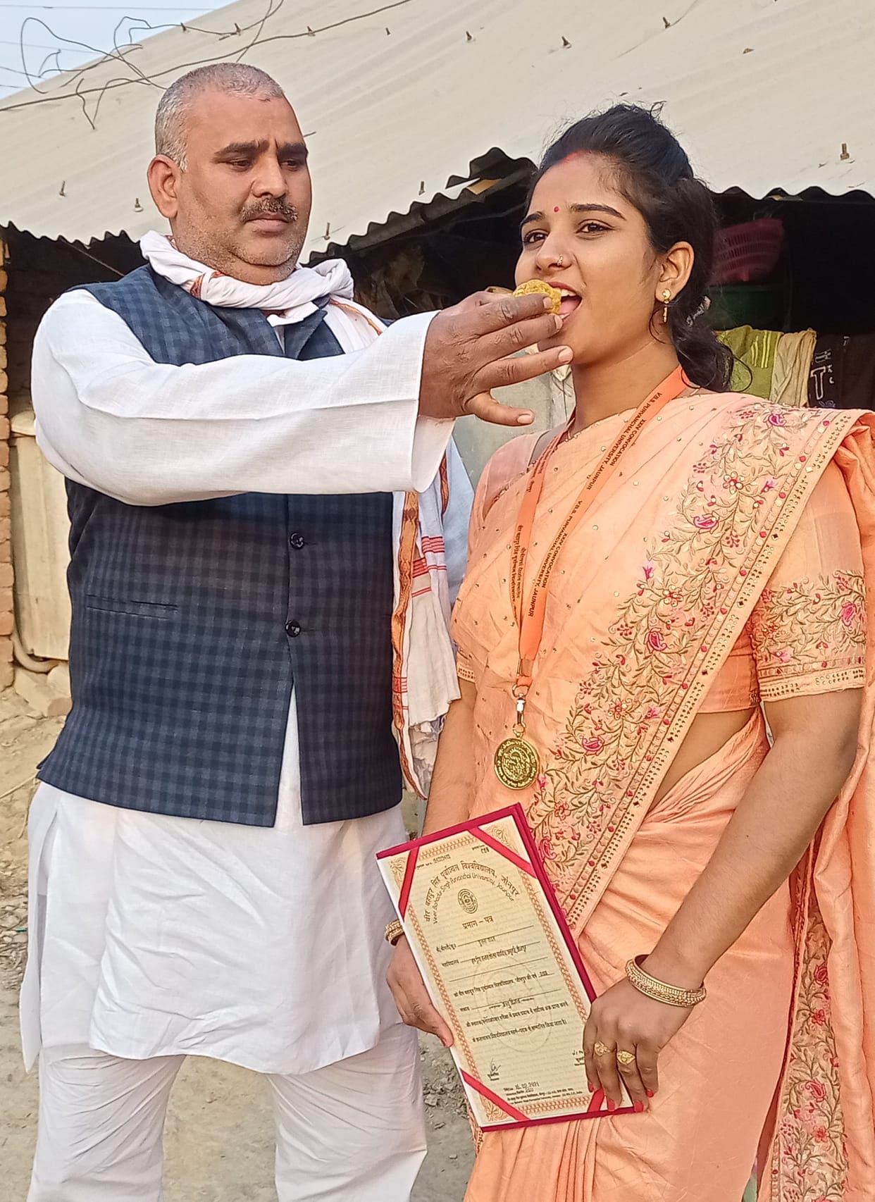 Poonam and Kritika the gold medal