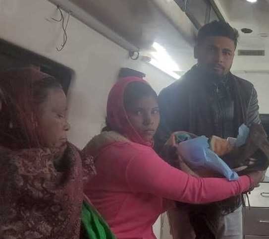 Gunji Kilkari, healthy baby girl was born in 108