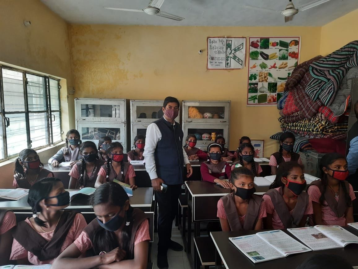 bsa inspected in kasturba school