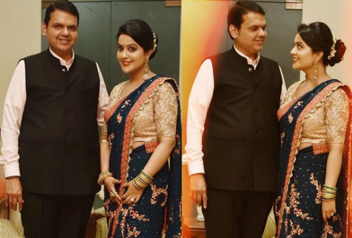 Devendra Fadnavis and his wife Amruta Fadnavis love story in hindi