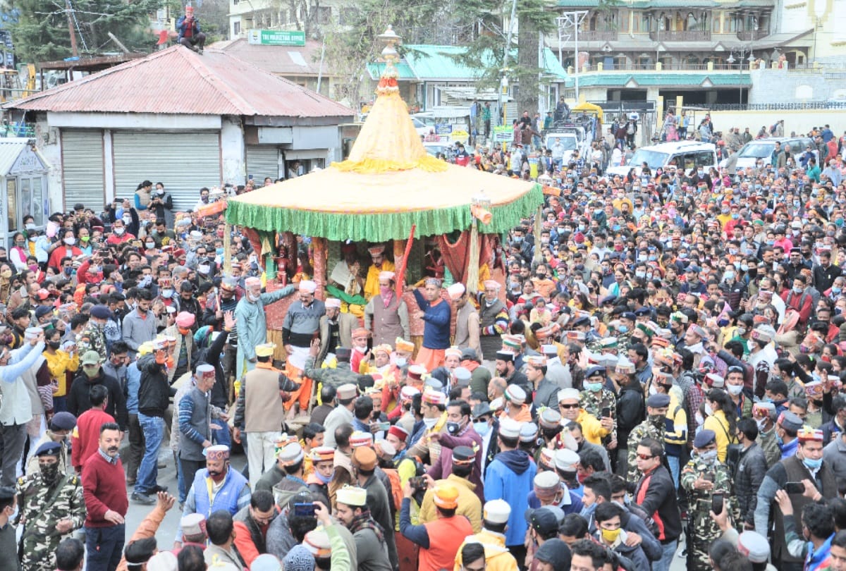 deity raghunath reached dhalpur on basant panchmi in kullu himachal