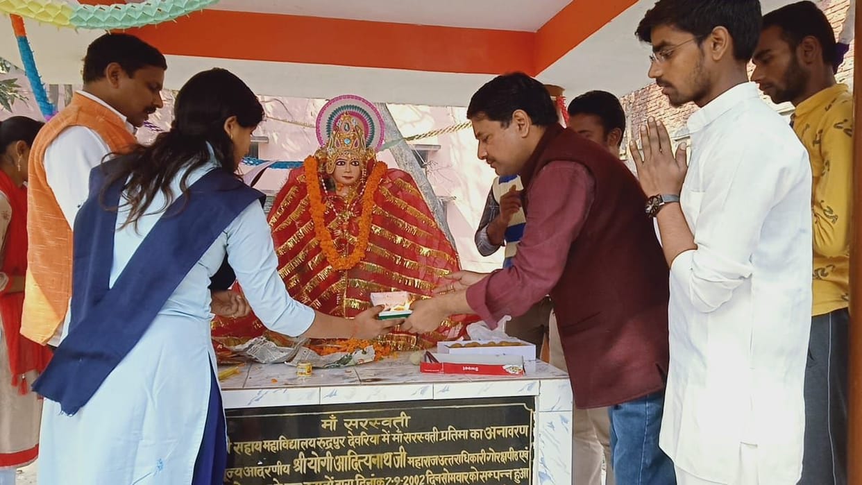 godess sarswati worshiped