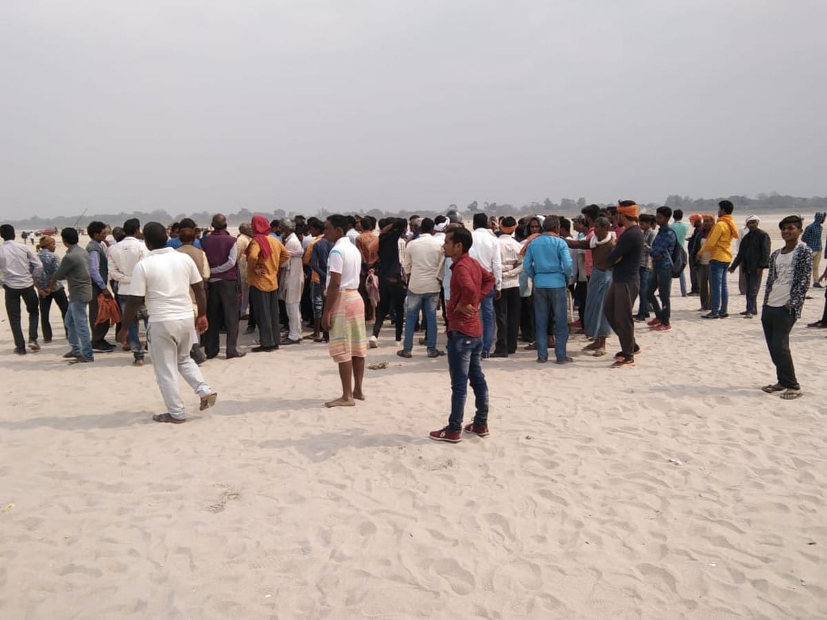 Three teenager boy drowned in ganga one saved another two searching in mirzapur up