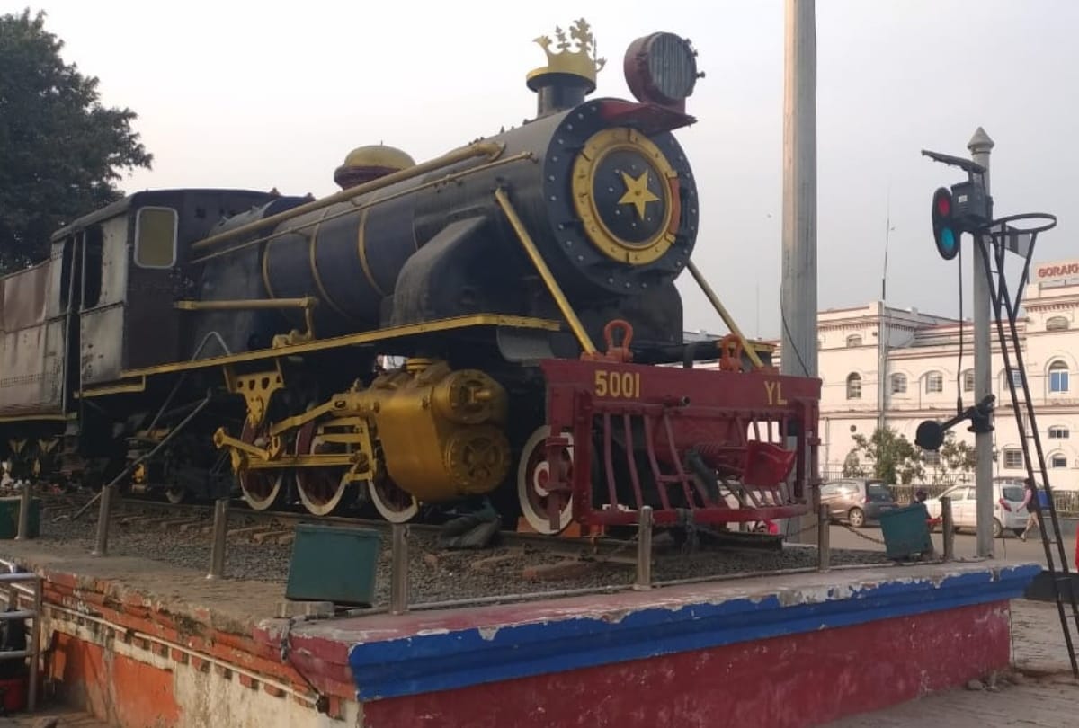 special story of steam engine in NER railway station gorakhpur