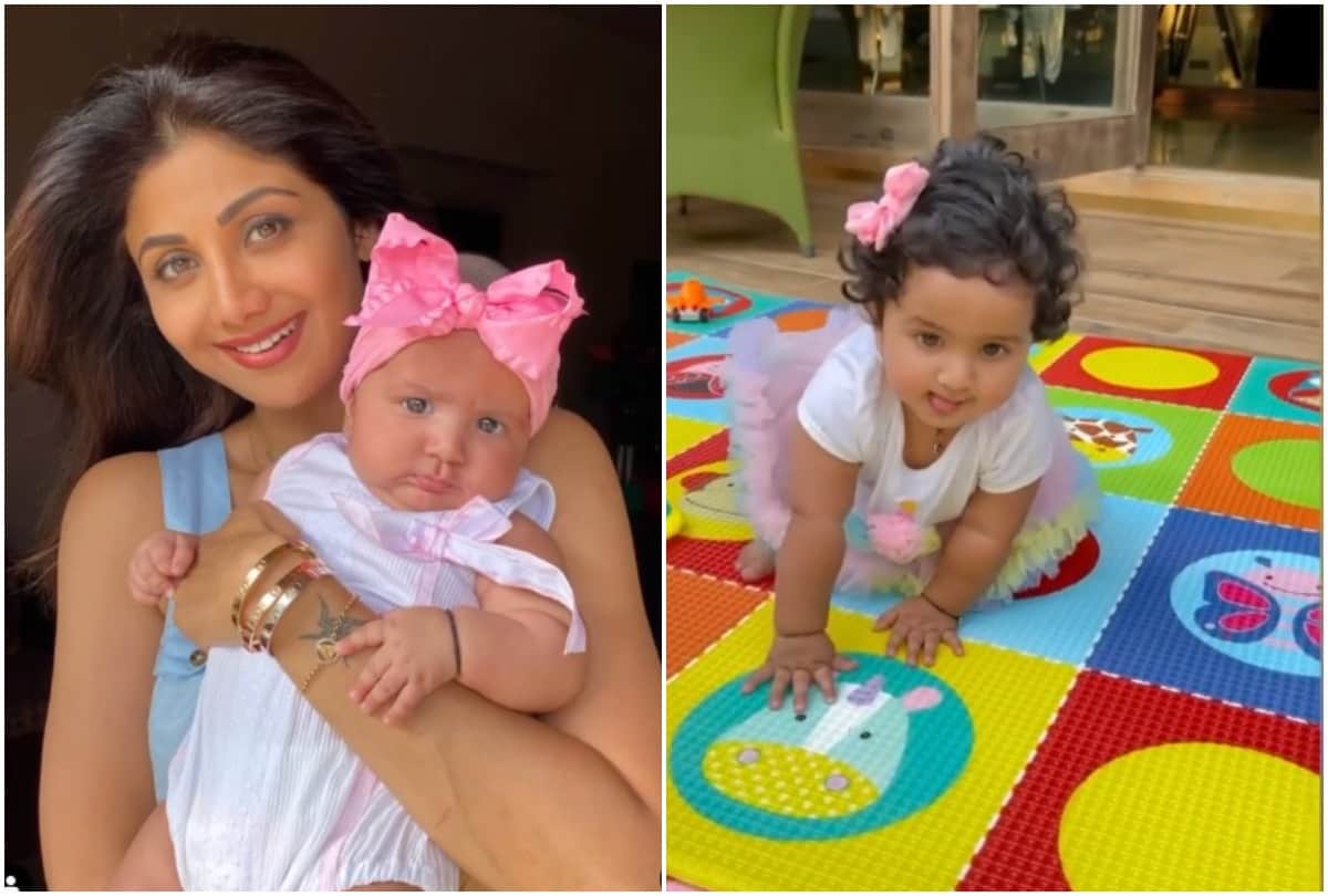 Shilpa shetty's daughter Samisha turns one, this is how the actress celebrated her birthday, see pics|