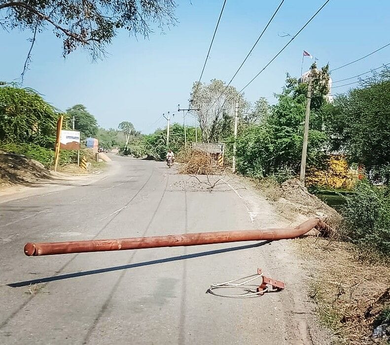 village,electicity,truck,pool sampling,man