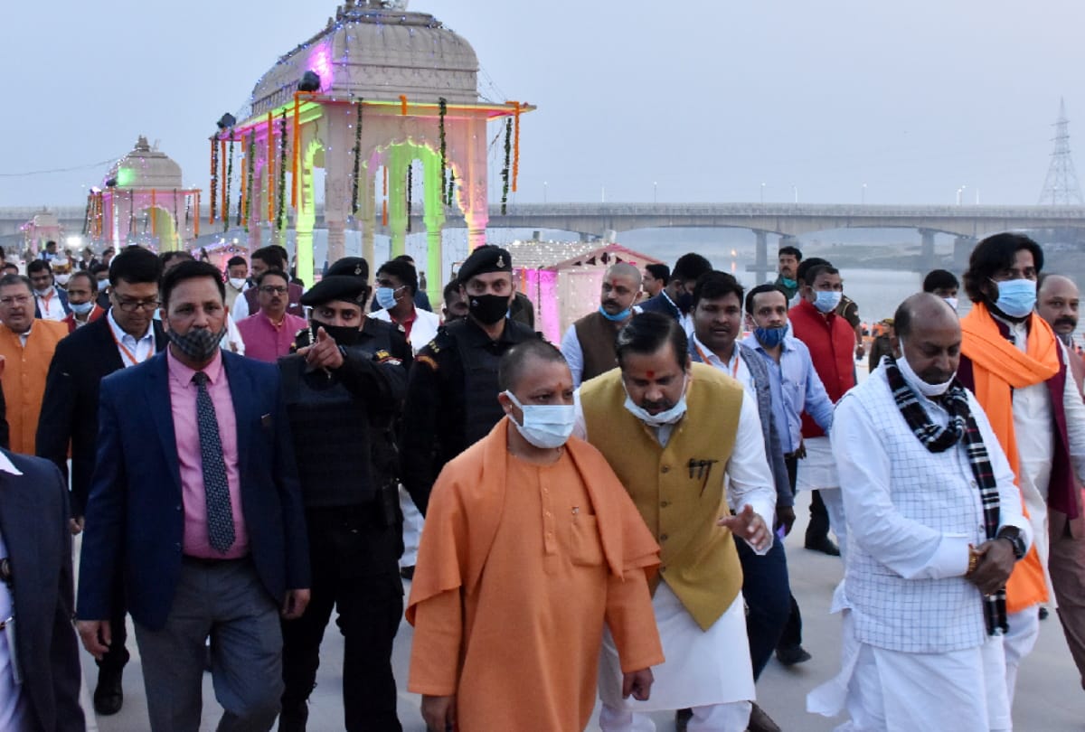 CM Yogi Adityanath said Grand Aarti daily in Rapti river Like Ganga arti