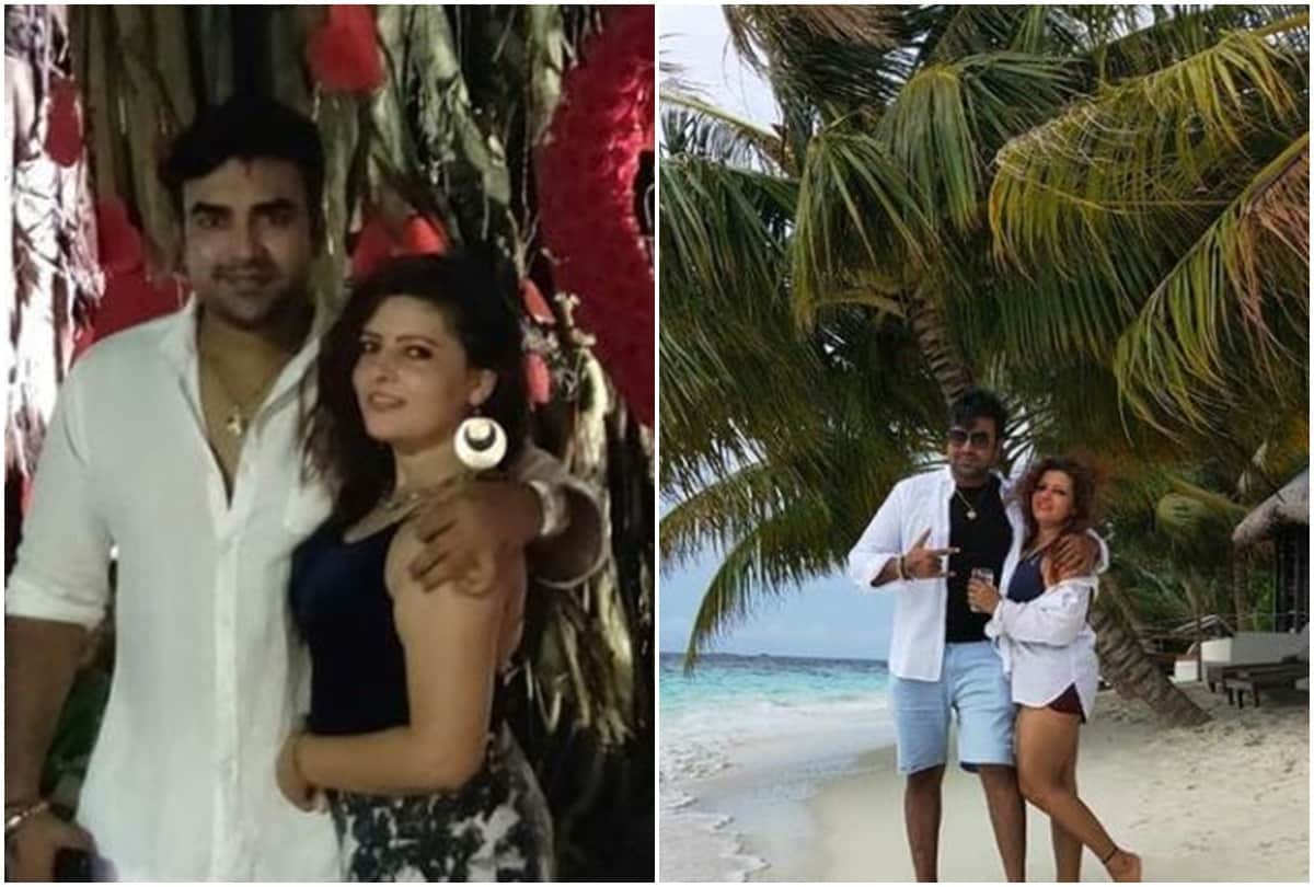 Sandeep Nahar and Kanchan Sharma maldives vacation romantic video goes viral