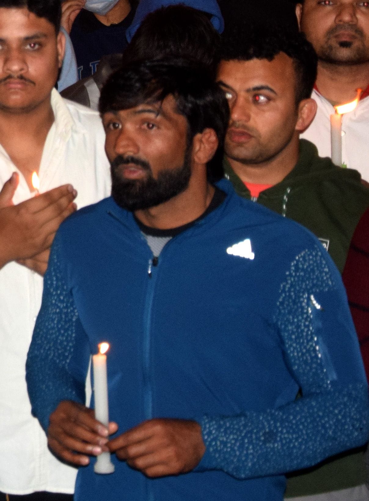 Jat college arena murder: international wrestler Yogeshwar Dutt also involved in candle march, expressed grief