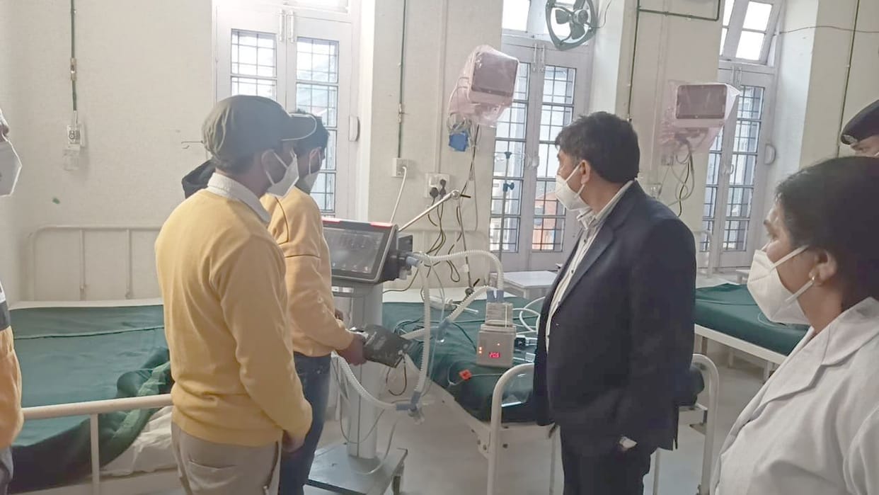 kovid hospital shifted to new building
