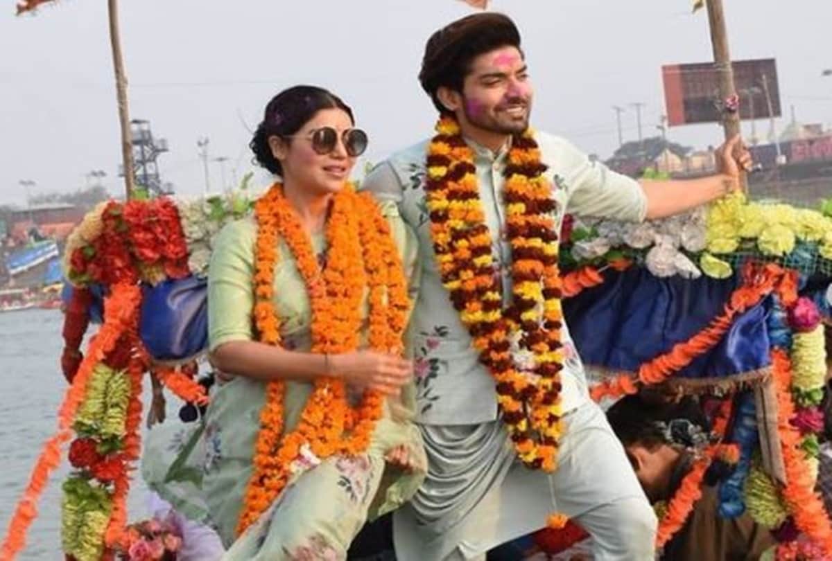 Gurmeet Chaudhary and debina banerjee celebrate their 10th anniversary in ayodhya photos goes viral
