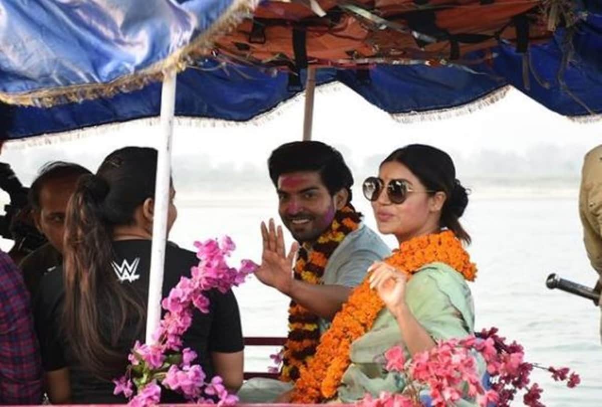 Gurmeet Chaudhary and debina banerjee celebrate their 10th anniversary in ayodhya photos goes viral