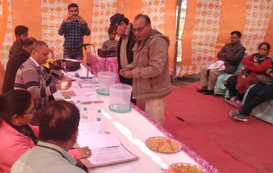 Allotment of 43 plots of housing and development