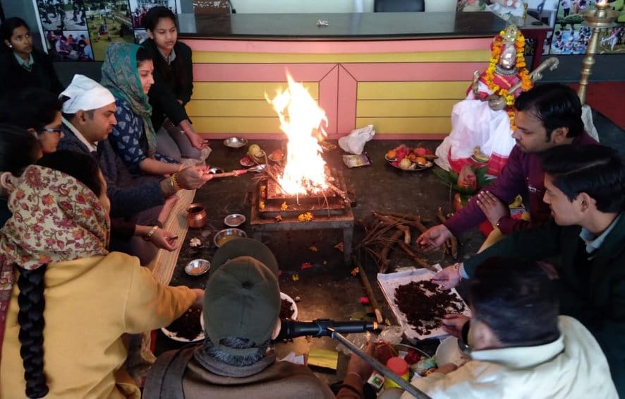Vasant Panchami celebrated with great fanfare in schools
