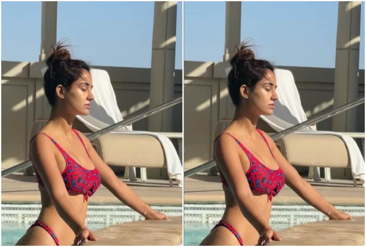 Disha Patani sets internet on fire with her latest bikini photos
