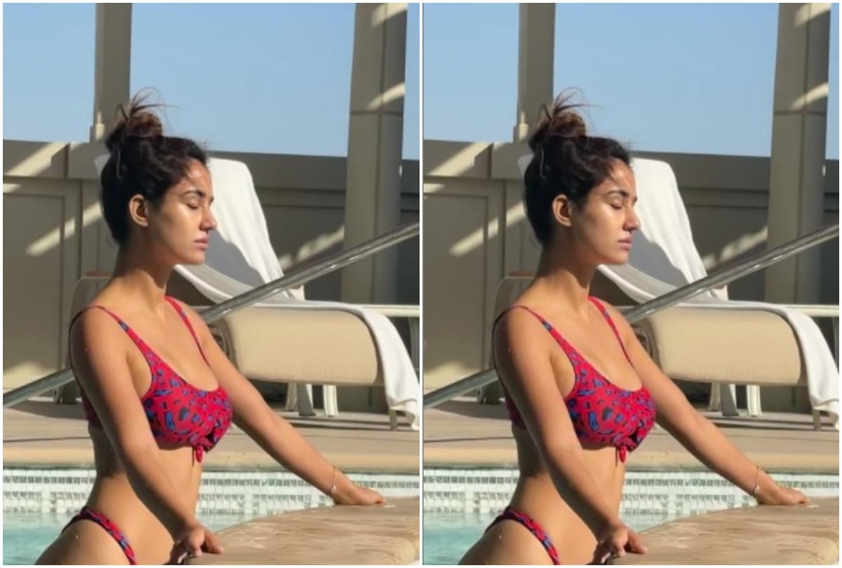Disha Patani sets internet on fire with her latest bikini photos