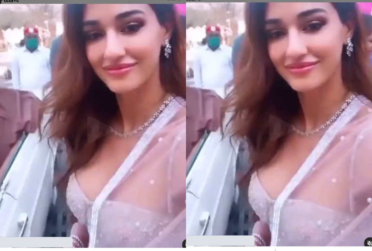 Disha Patani become a beautiful baraati at her friend wedding