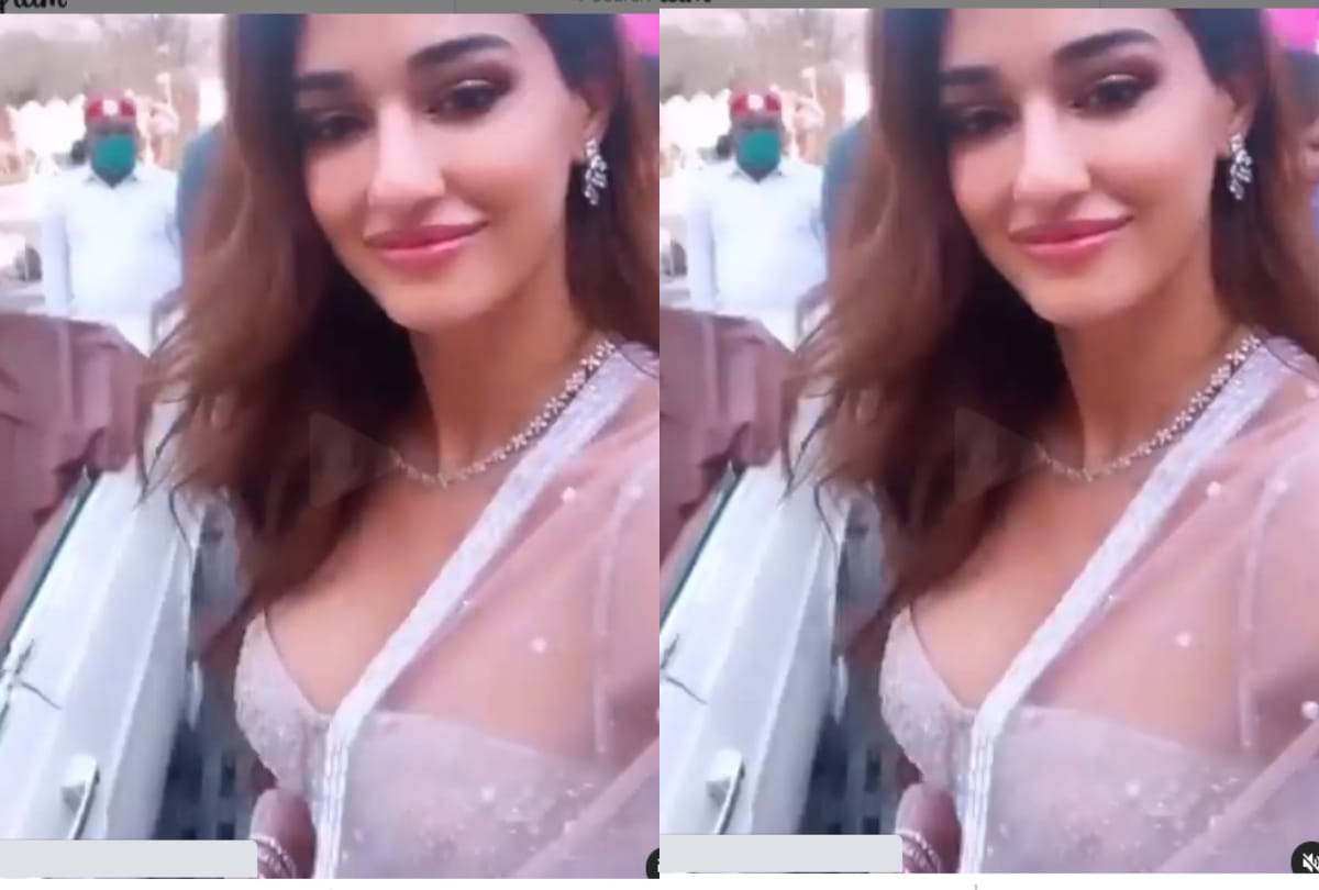 Disha Patani become a beautiful baraati at her friend wedding