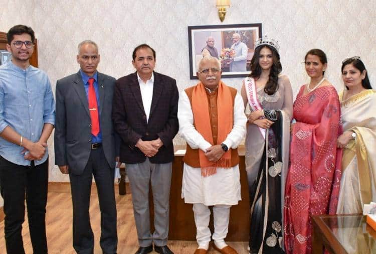 Femina Miss Grand India winner Manika Shyokand became Brand Ambassador of Mera Paani Meri Virasat scheme