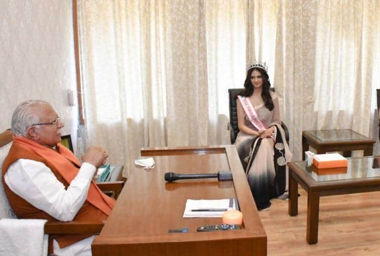 Femina Miss Grand India winner Manika Shyokand became Brand Ambassador of Mera Paani Meri Virasat scheme