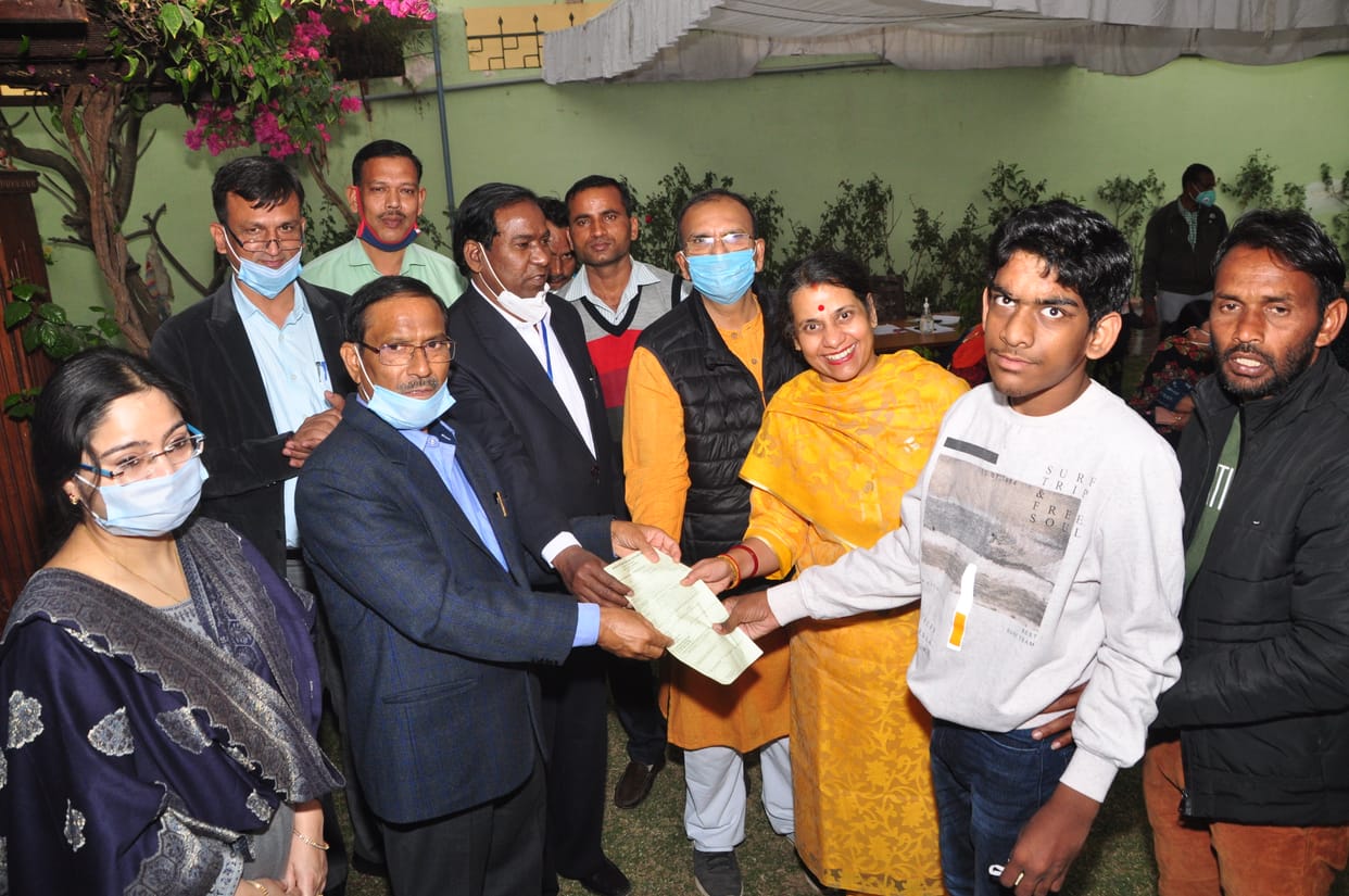 Maa society side made Handicape certificate