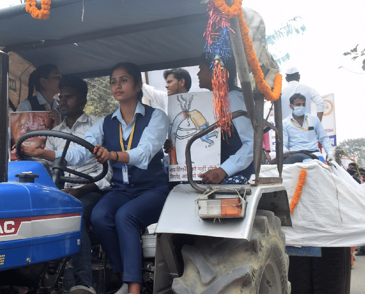Kashi Vidyapeeth Centenary Celebration: students gave message for society by tableaux of system and stop child marriage