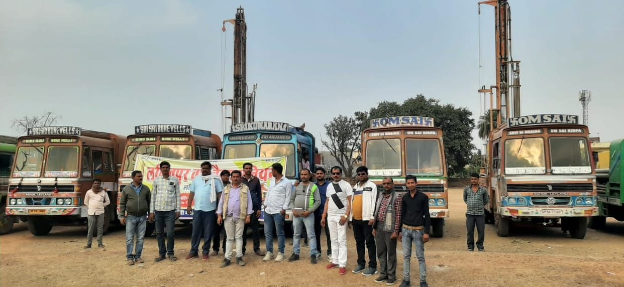 boring machine operator trife against fuel inflation