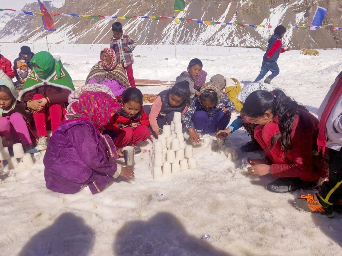 snow festival celebrated in hal village kaza