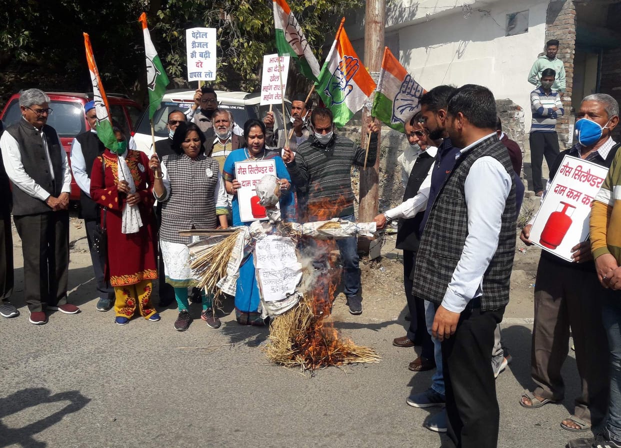 Congress angry over increase in petrol and domestic gas prices