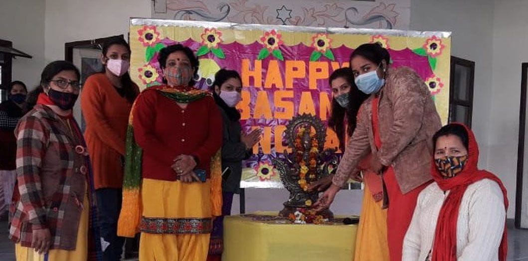 Cultural programs in schools on Vasant Panchami