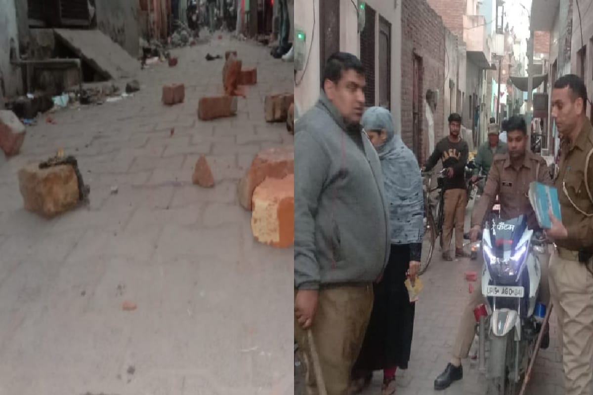 more than ten injured in firing and stone pelting for flying kites in lisadi gate meerut