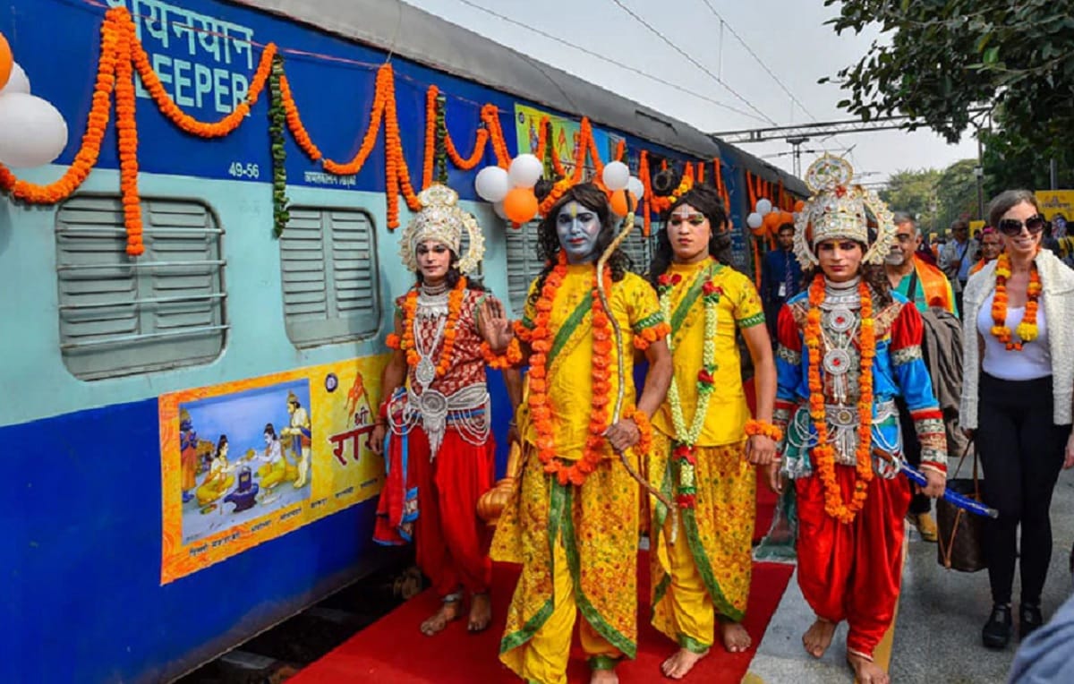 Indian Railway doing a Special preparation for Ram Navami, planning to start five Sri Ram Darbar Yatra special trains