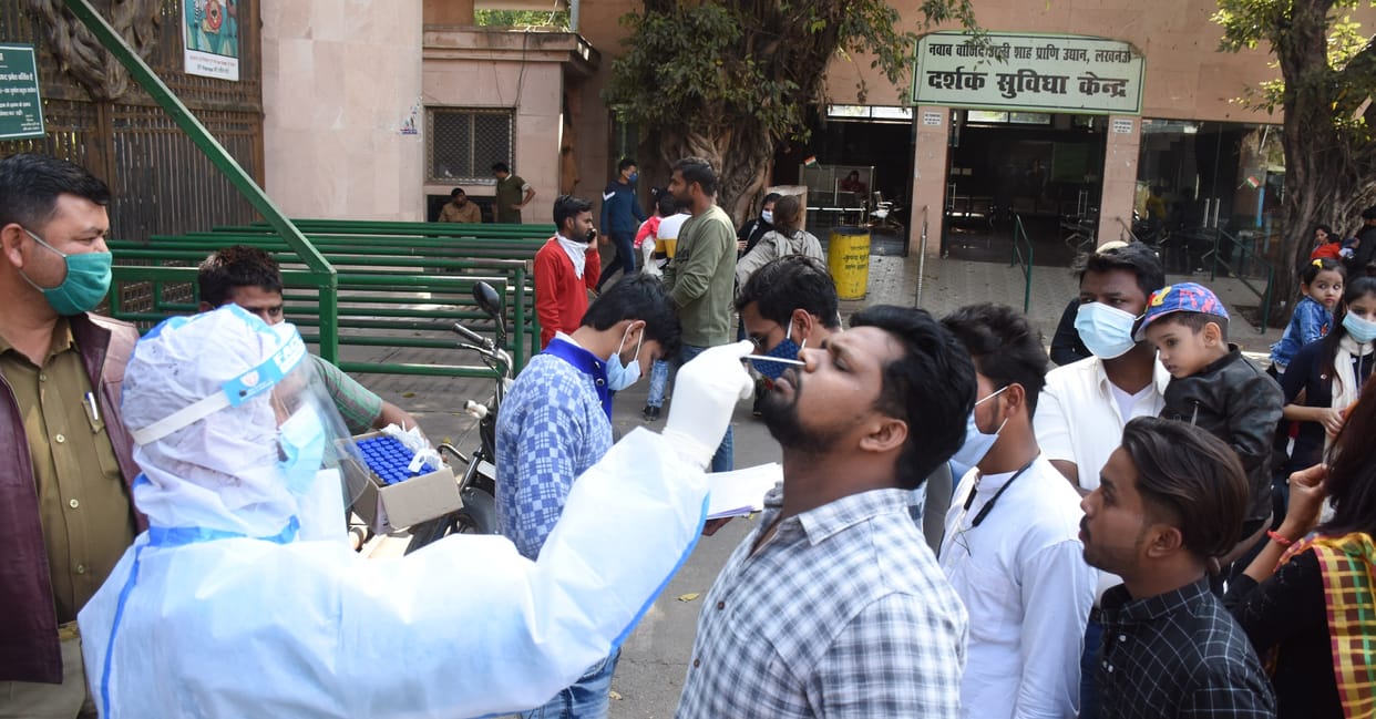 corona : first time cases less then 10 in lucknow