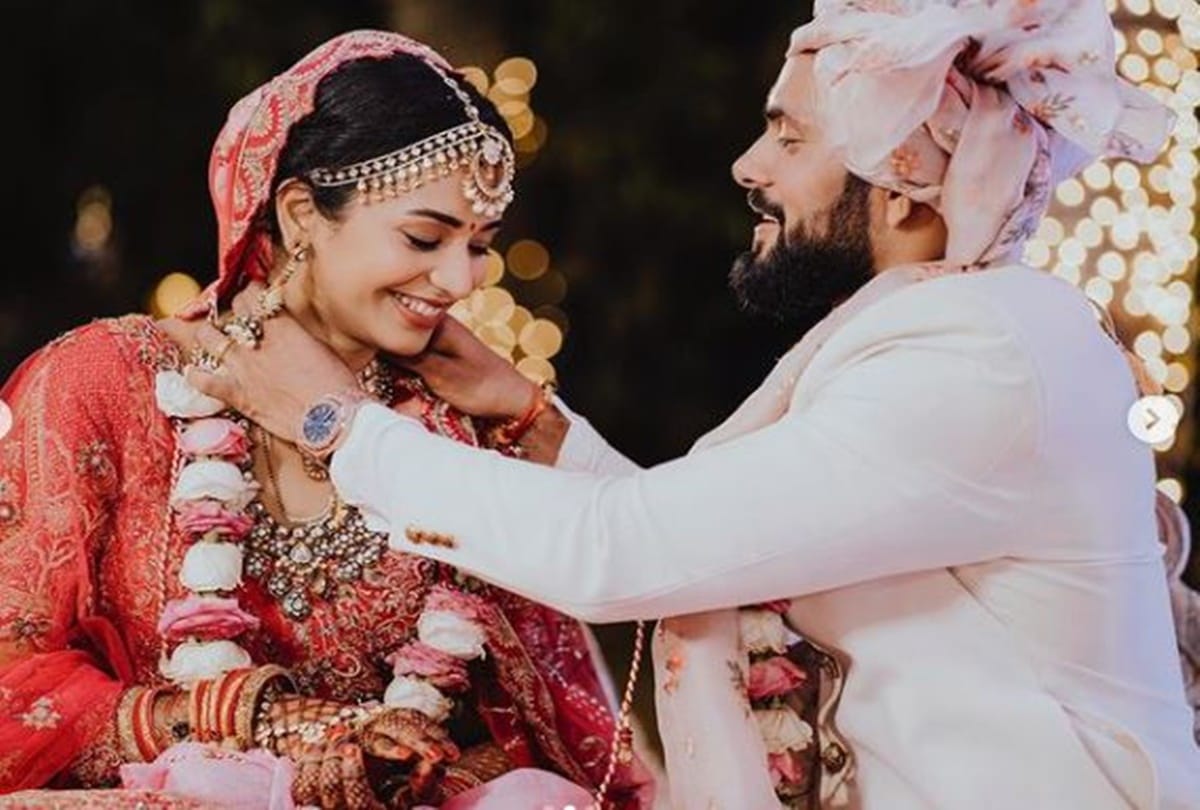 Scam 1992 fame Anjali Barot ties knot with boyfriend Gaurav Arora, see beautiful photos