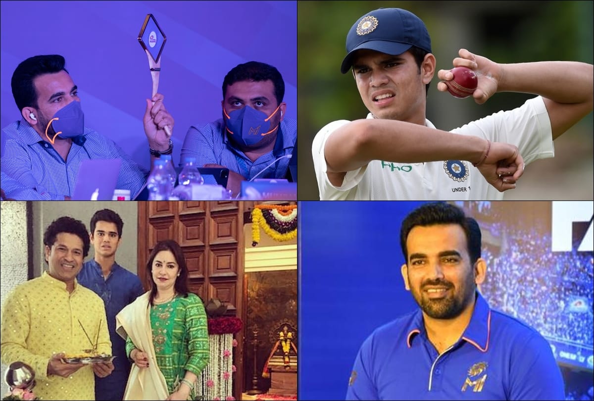 IPL Auction 2021 Arjun Tendulkar needs is a hard working kid says Zaheer Khan