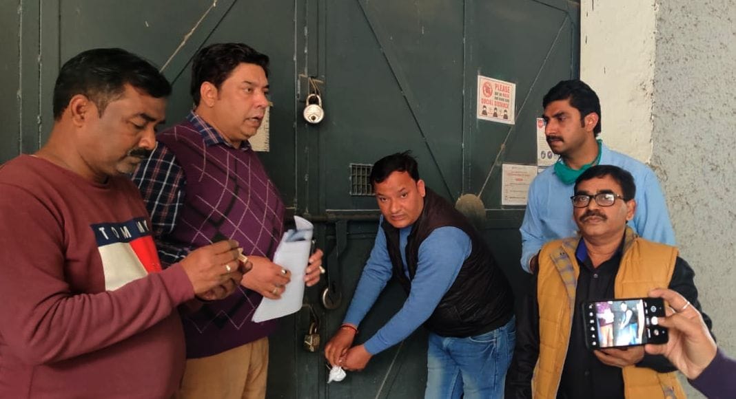 Brass factory, showroom sealed for outstanding tax collection