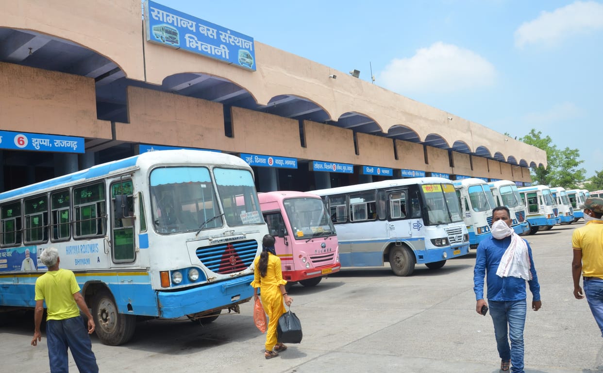 roadways bus stand, renowation, roadways department