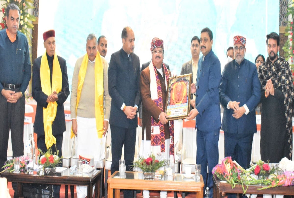 himachal bjp president present report card before jp nadda in dharamshala