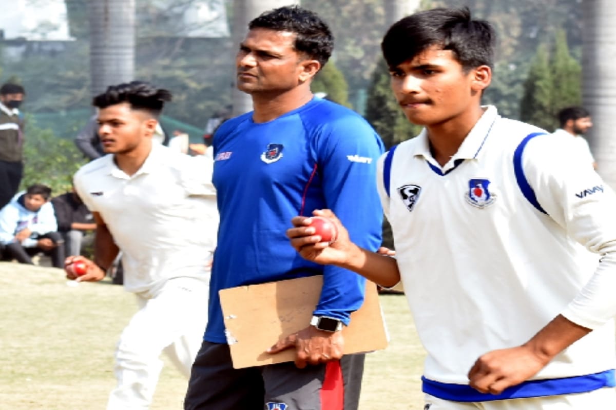 Cricket match being played in Meerut between Assam and Mumbai today in Karan public School and Shanti Niketan