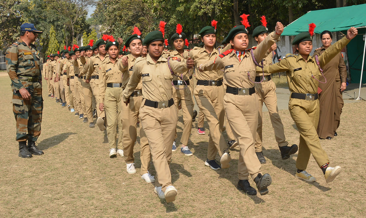 Daughters pledge to serve country in NCC camp