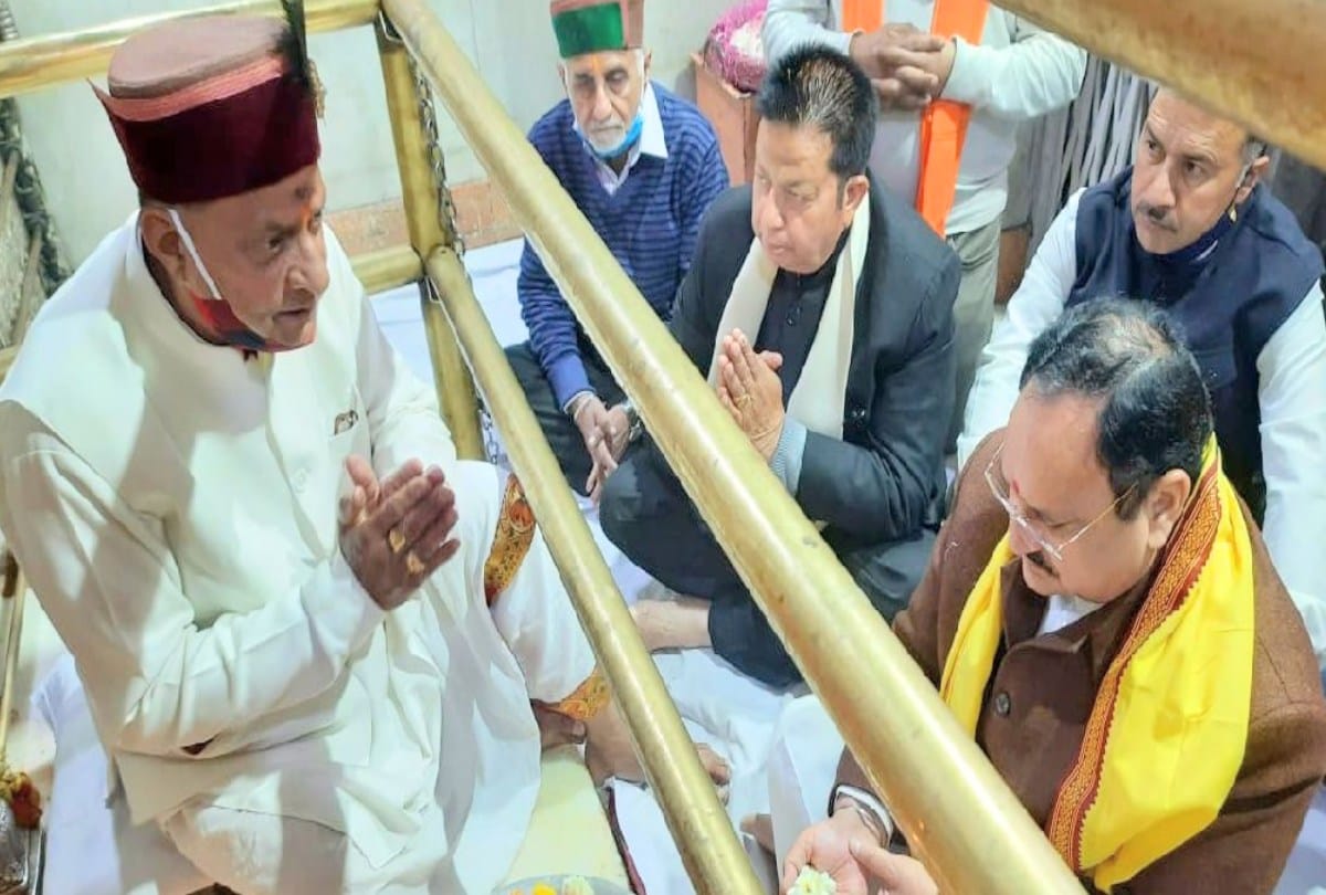 jp nadda visit maa jawalaji temple and said that bjp will win 200 seat in west bengal