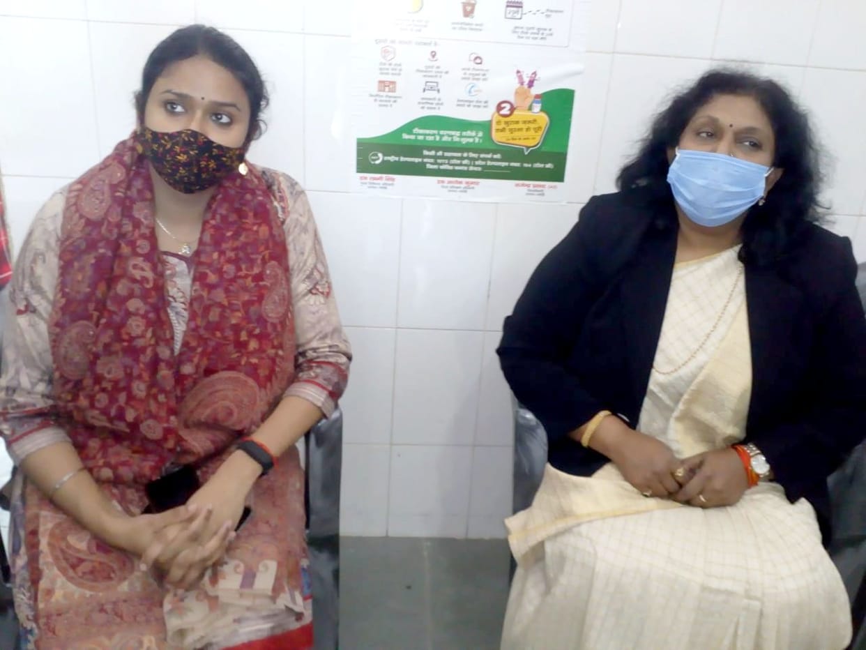 Front line workers including DM got vaccinated