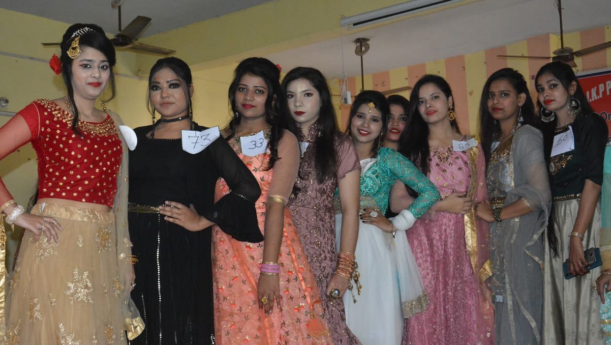 Subaleha was elected Miss Fresher in Jain girl degree