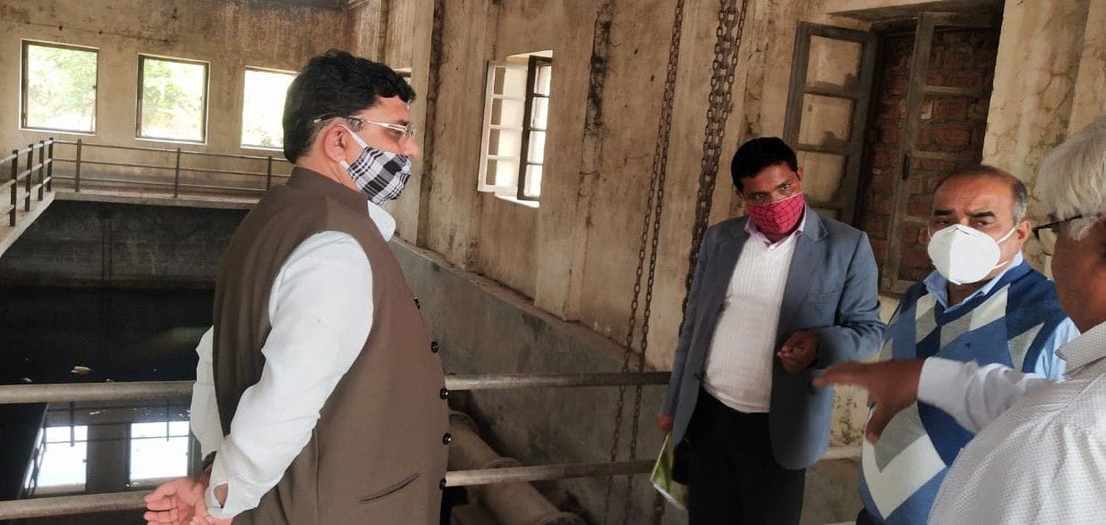 Hathras: Municipality inspects sewage pumping station