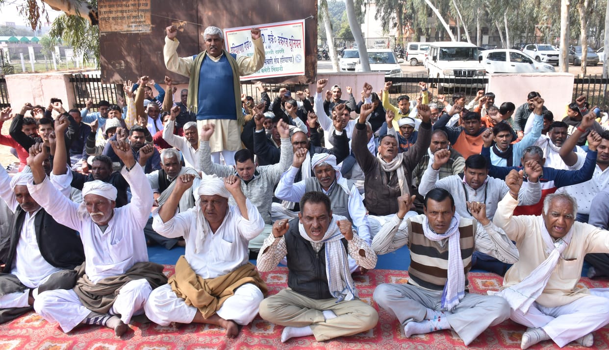 pwd mechnical workers, protest, mini secretriet