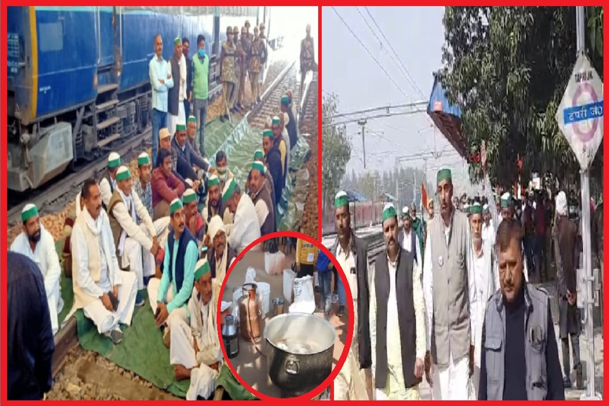 Kisan Movement Update: BKU leaders and workers reached to tapri railway station at Saharanpur and will stop the train in West Uttar Pradesh